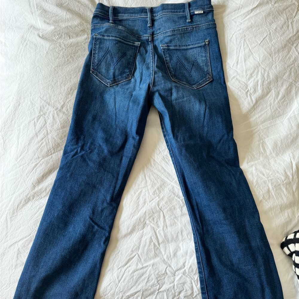 Mother Hustler Ankle Jeans size 27- color “home movies”